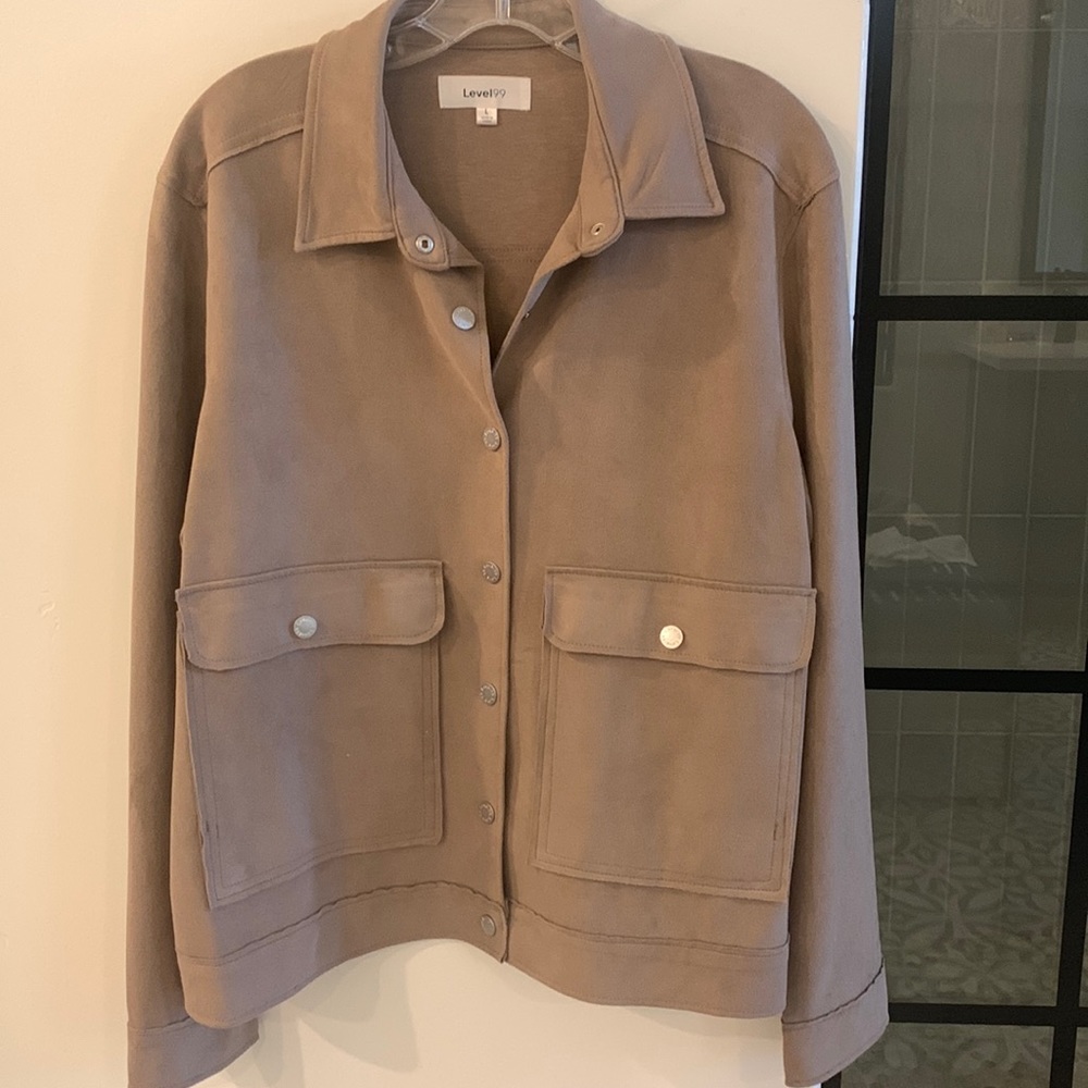 Faux Suede Shacket
